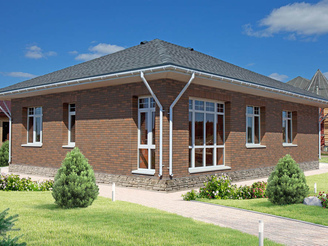 Малоэтажный дом. Баварская кладка