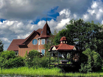 Малоэтажный дом. Баварская кладка