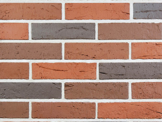 Баварская кладка. Декорированная поверхность поверхность. Алебастрово-белый шов