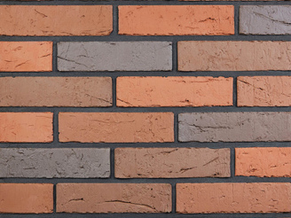 Баварская кладка. Декорированная поверхность поверхность. Графитово-черный шов