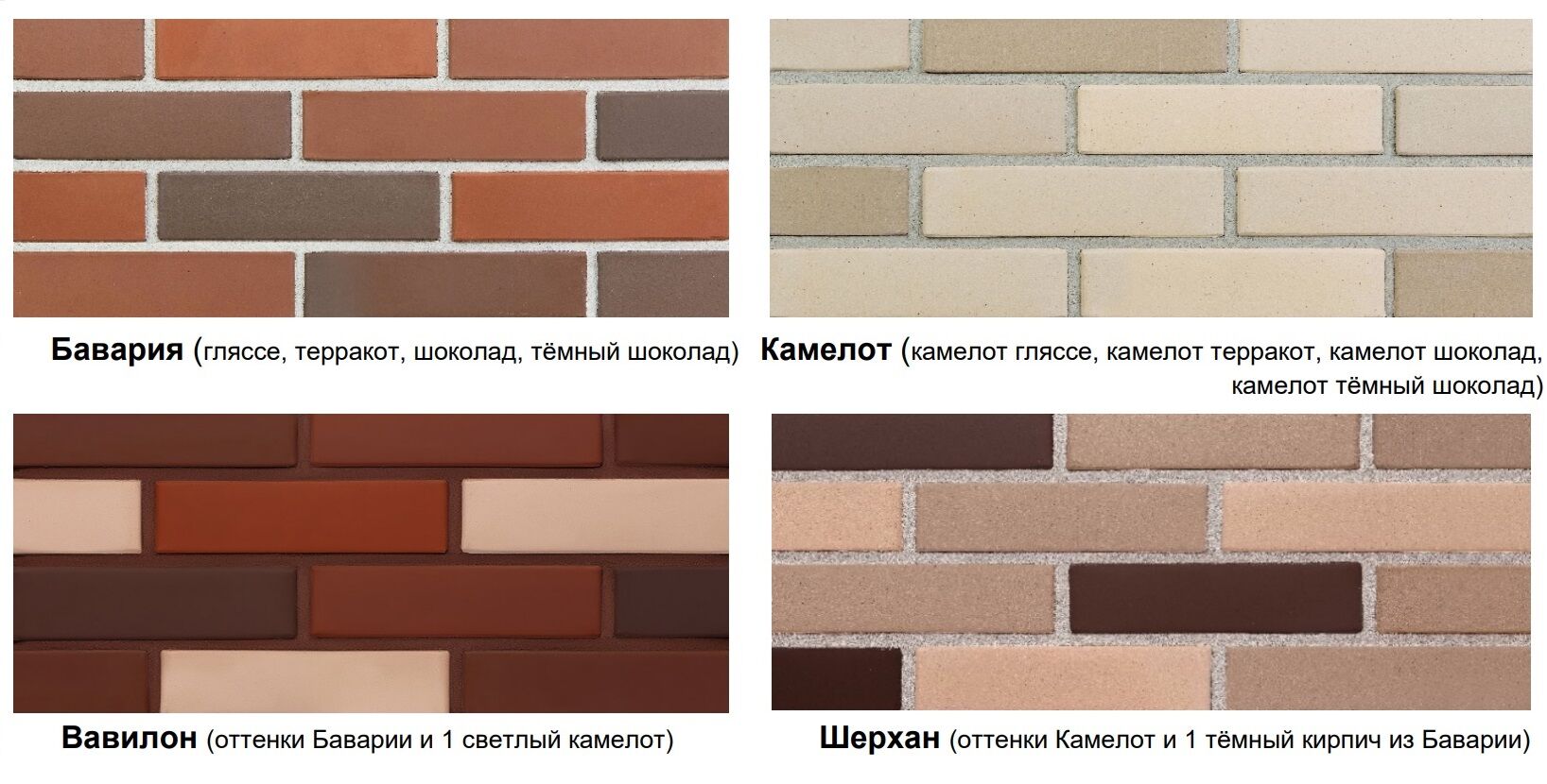 Виды баварской кладки КС-Керамик